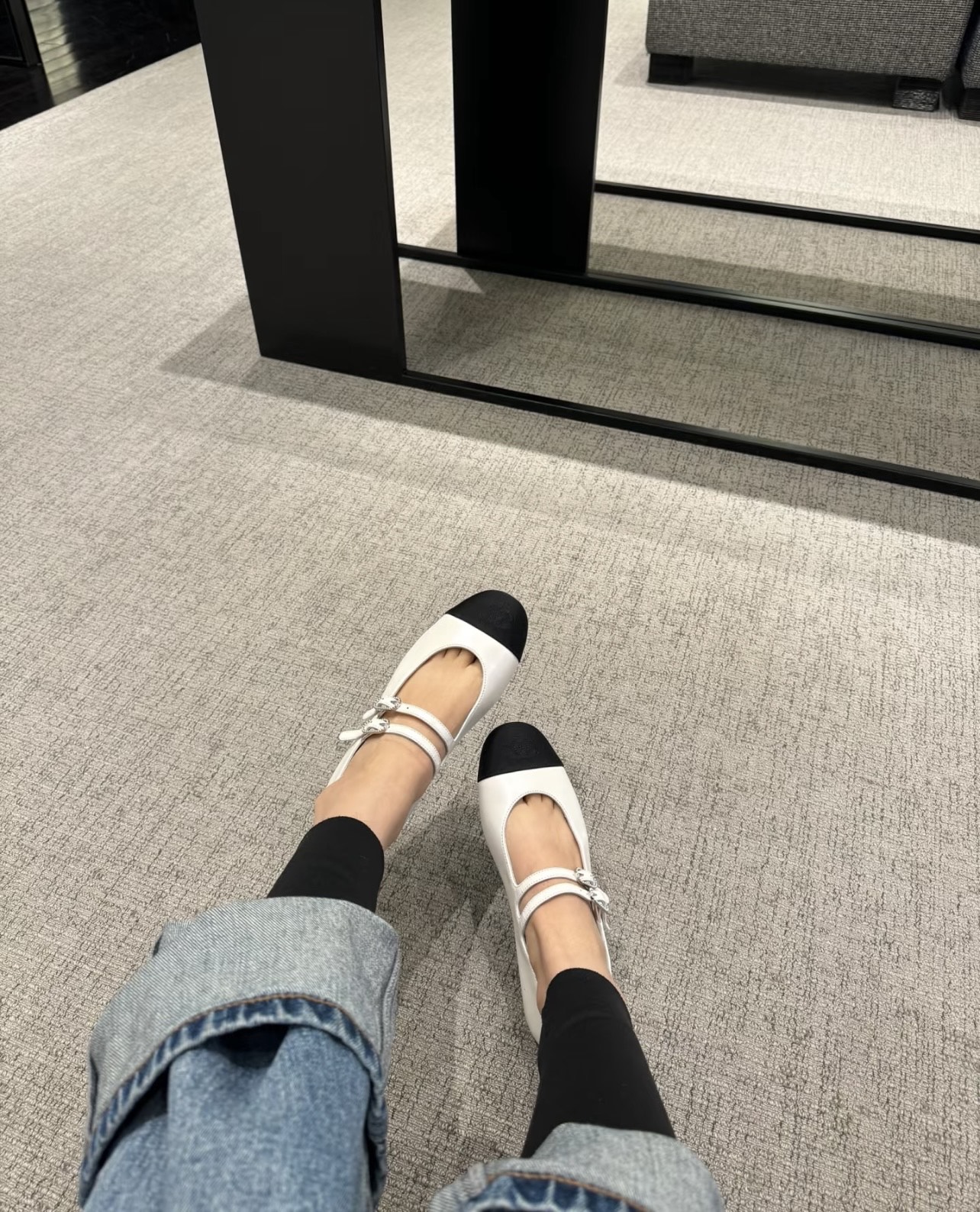 CHANEL 더블 스트랩 메리제인 플랫(+2color)