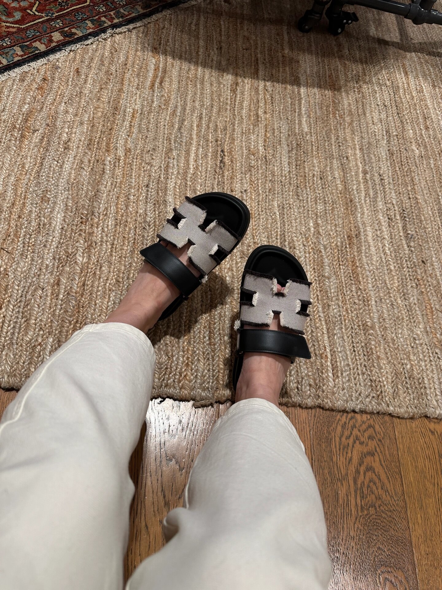 Hermes 캔버스 시프레 샌들(+2color)