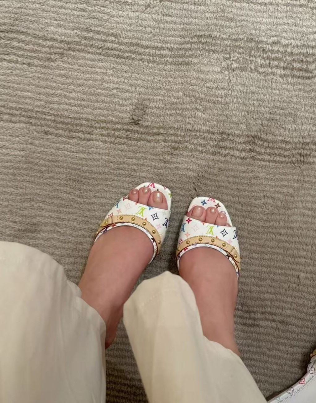 LV x Murakami 샌들 힐 (+3color)