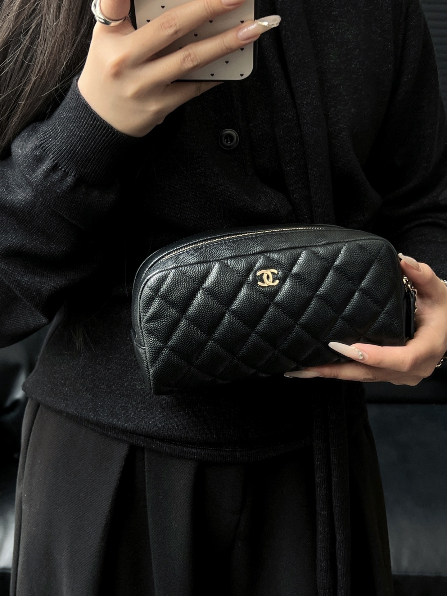 CHANEL 파우치백 블랙(+Premium)