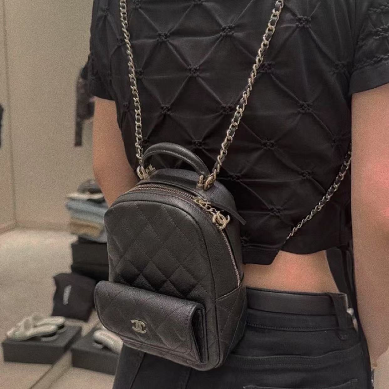 CHANEL CC Mini backpack (+premium)