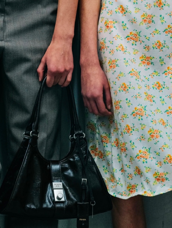 PRADA Soft Lux Tote Bag