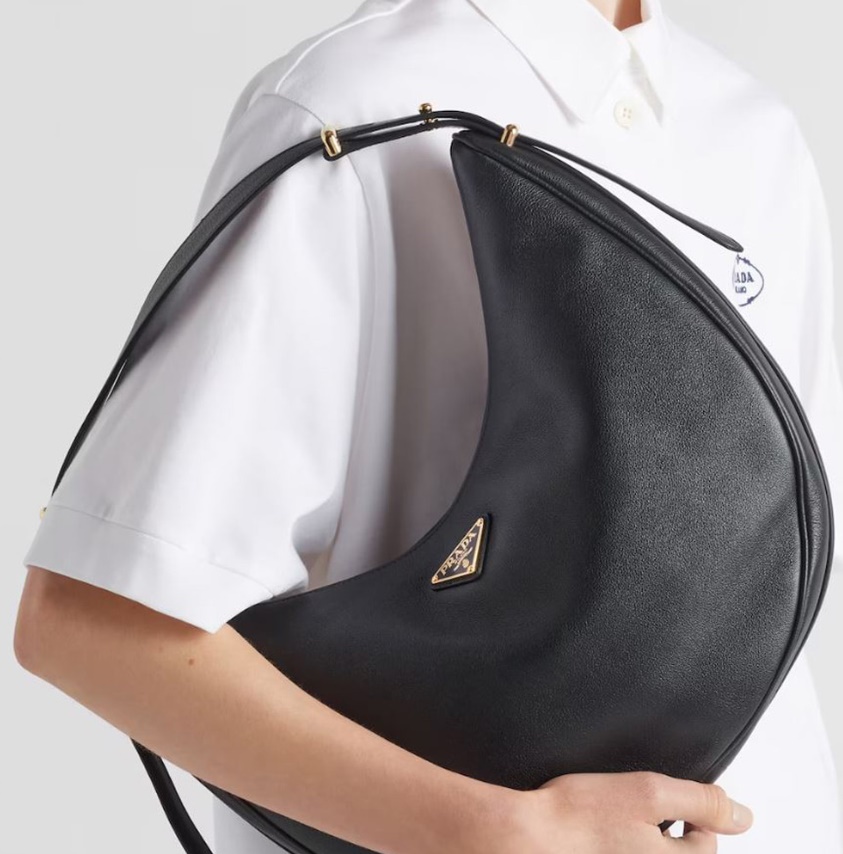 Prada Arquette Zipper Shoulder Bag