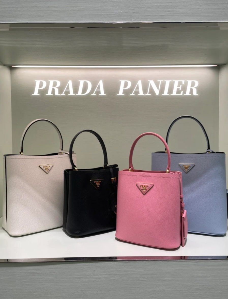 Prada Panier Dublet Tote Bag  1BA217/212(18/23cm)