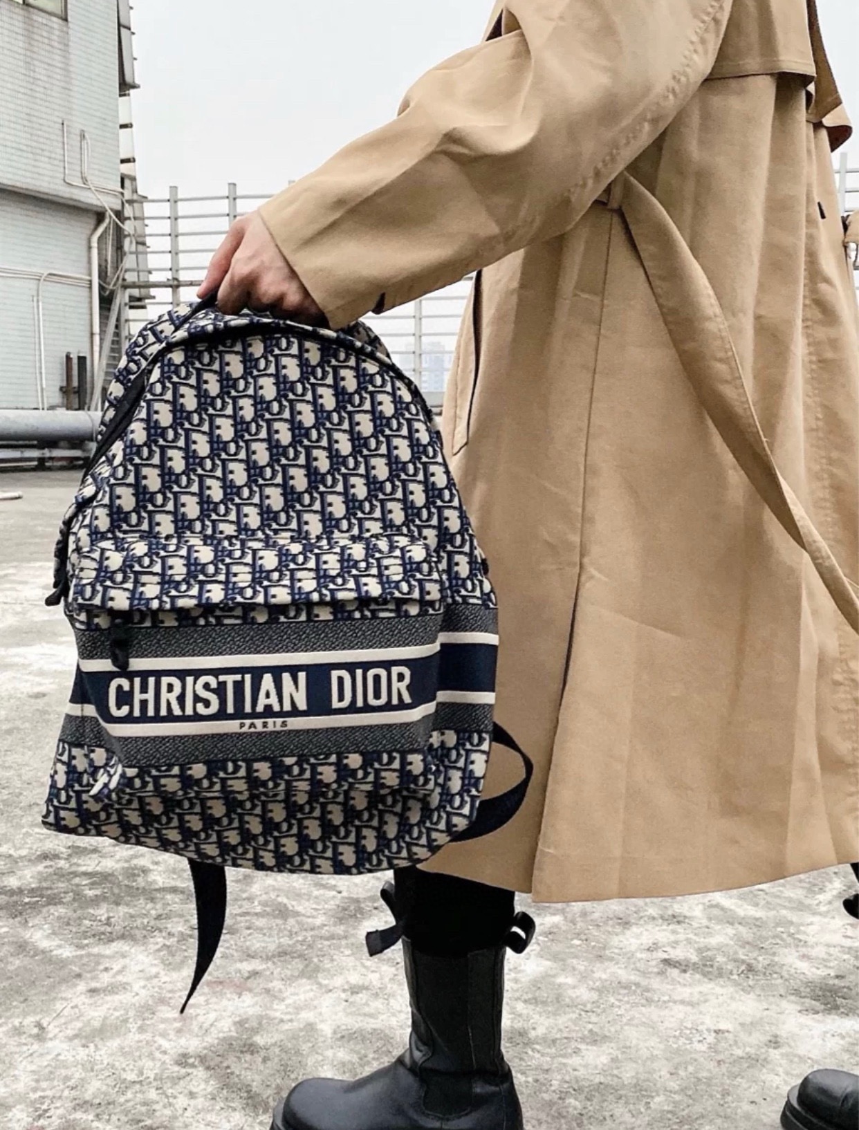 Dior Oblique Logo backpack