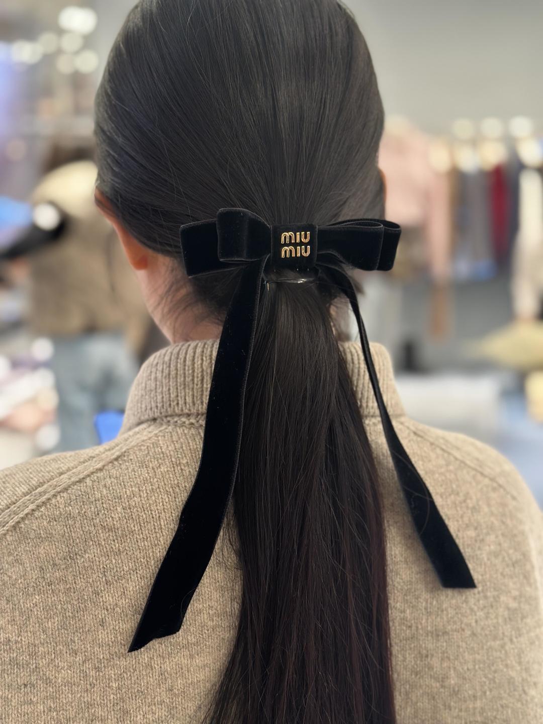 Miumiu 리본 헤어핀 