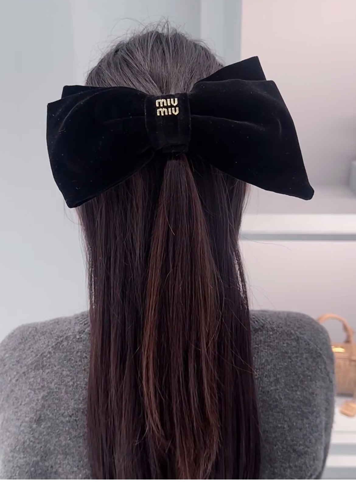 Miumiu 미우미우 리본핀