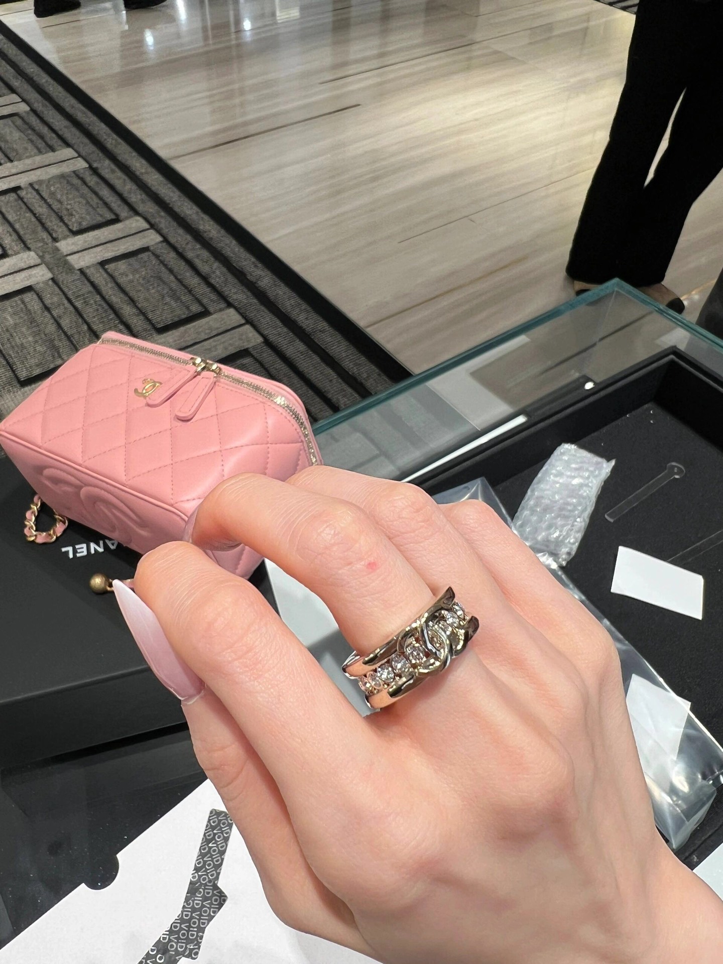 CHANEL 샤넬 cc 반지