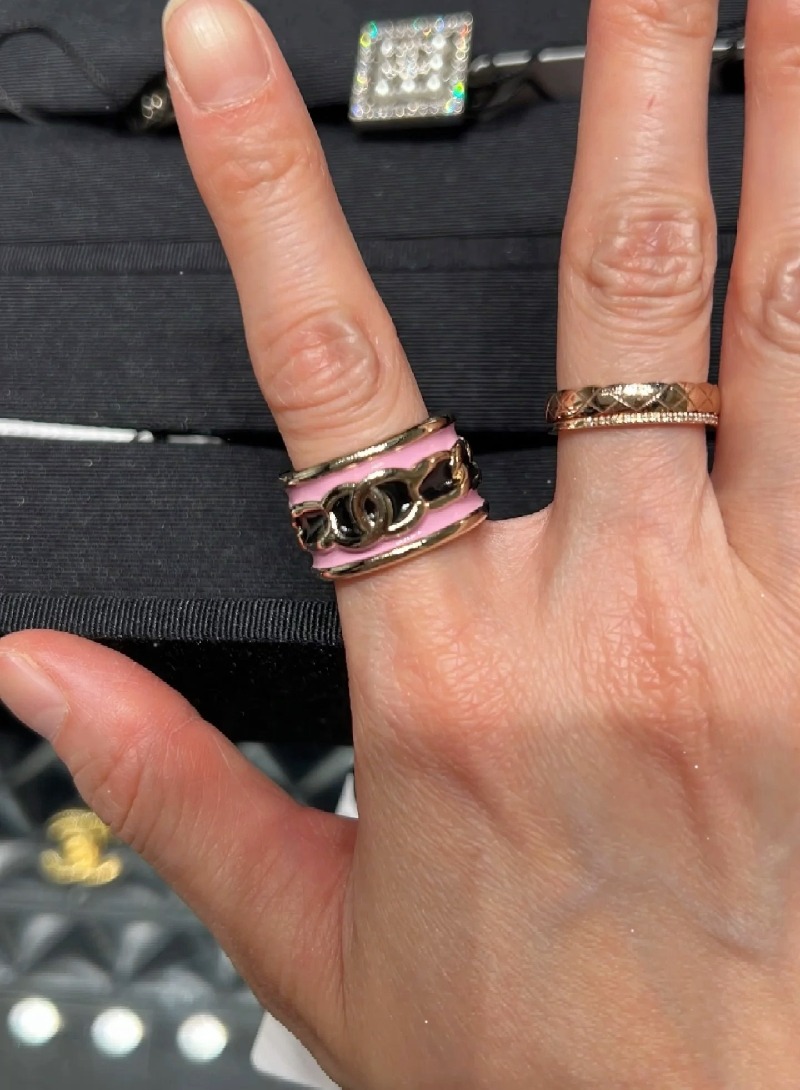 CHANEL 샤넬 cc 반지