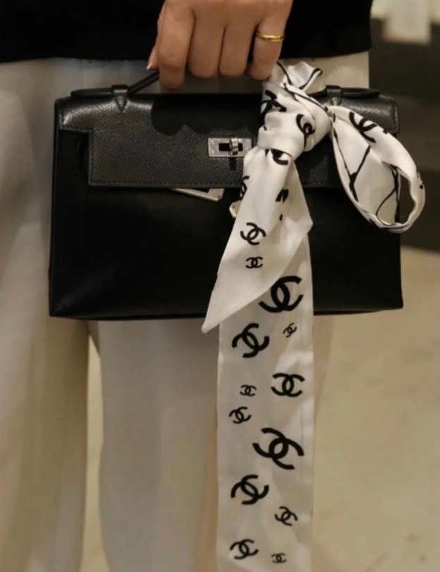 CHANEL샤넬 cc 실크트윌리