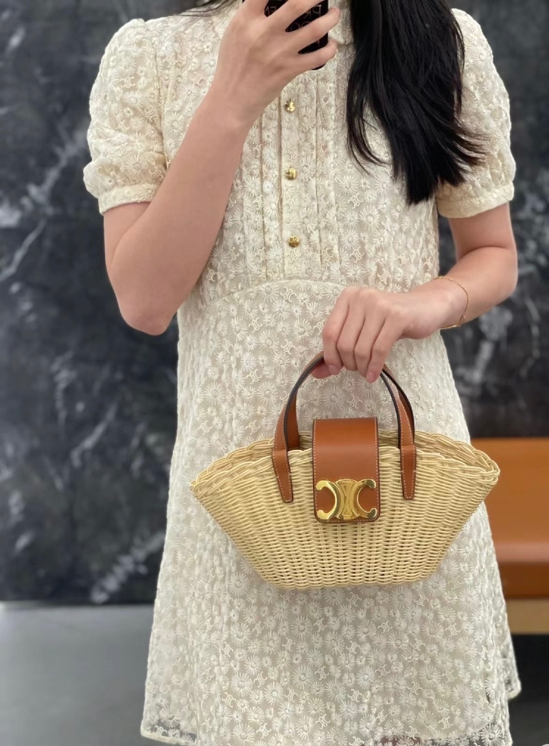 [CELINE] 틴 커핀 위커 내추럴 카프스킨