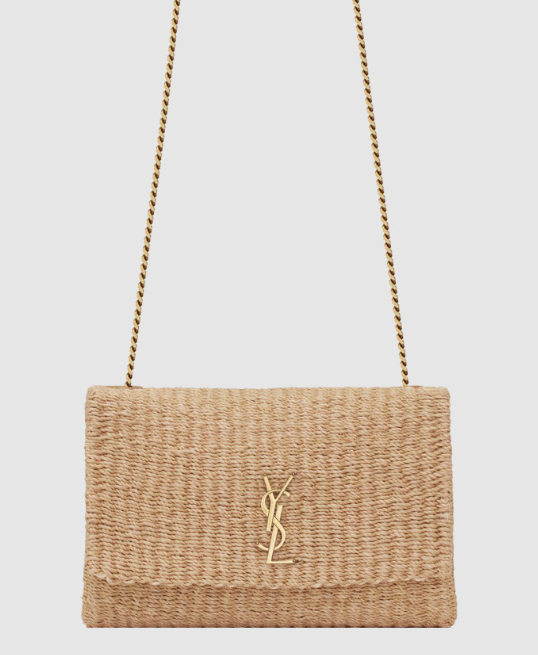 [SAINT LAURENT-생로랑] 라피아의 케이트 미디엄 서플 체인백