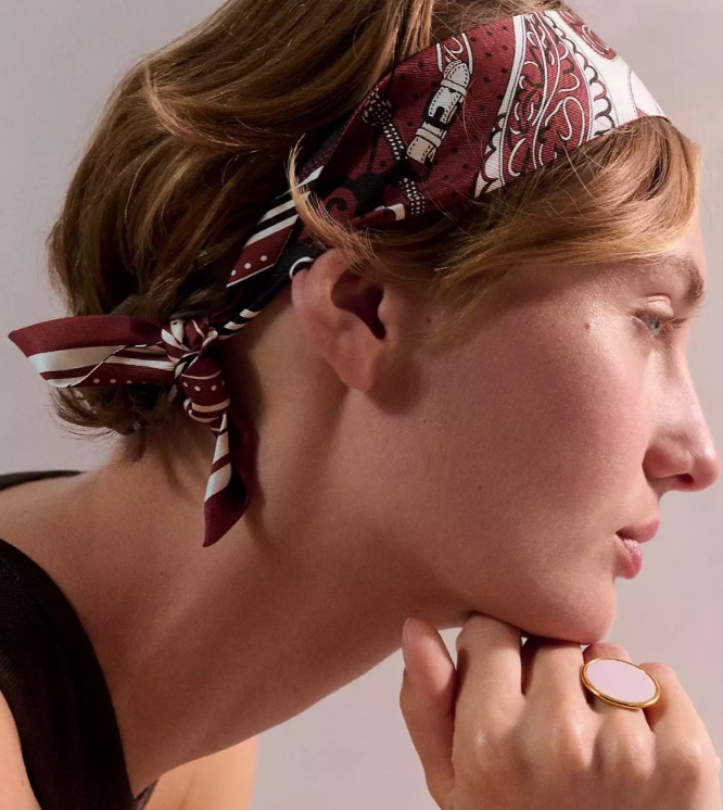 [HERMES] Festival des Amazones Bandana Twilly 트윌리