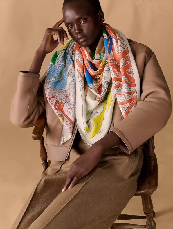 [HERMES] Rendez-Vous Chez Hermès 숄 140