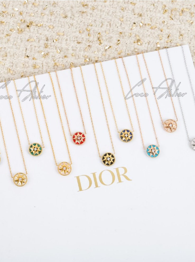 DIOR 디올  ROSE DES VENTS 목걸이