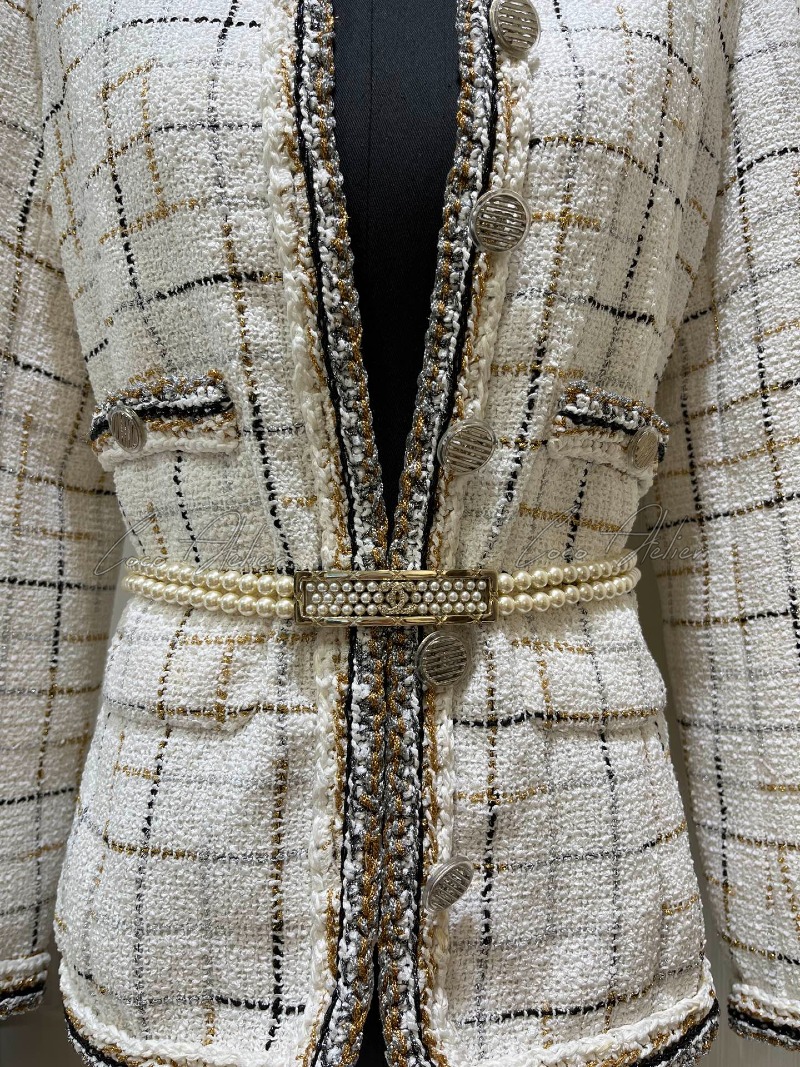 CHANEL 샤넬  CC 진주 벨트