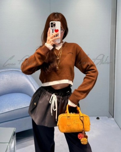 Miumiu 미우미우 캐시미어 브이넥 니트