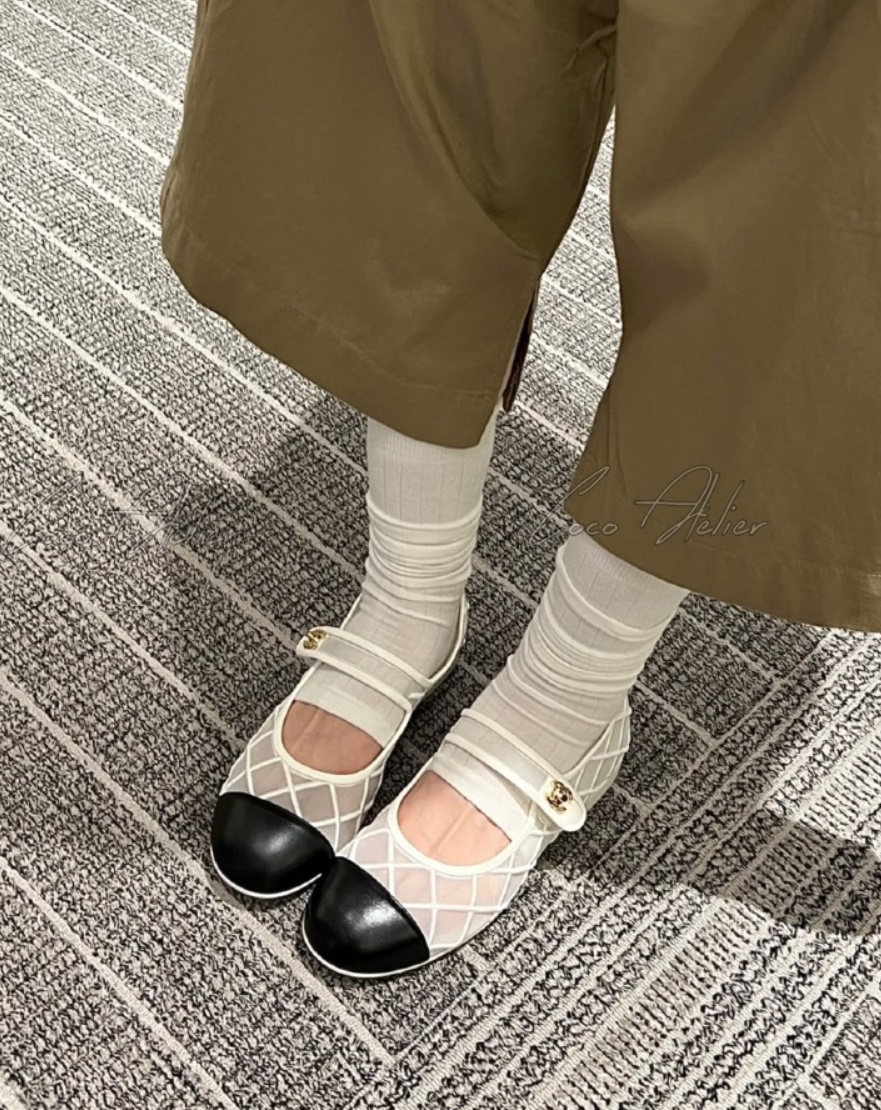 CHANEL 샤넬 시스루 플랫