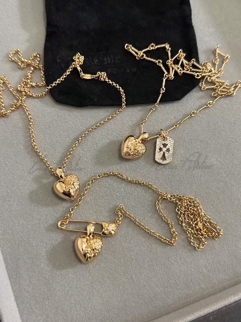 Chrome Hearts 크롬하츠 십자가하트 목걸이(+3type)