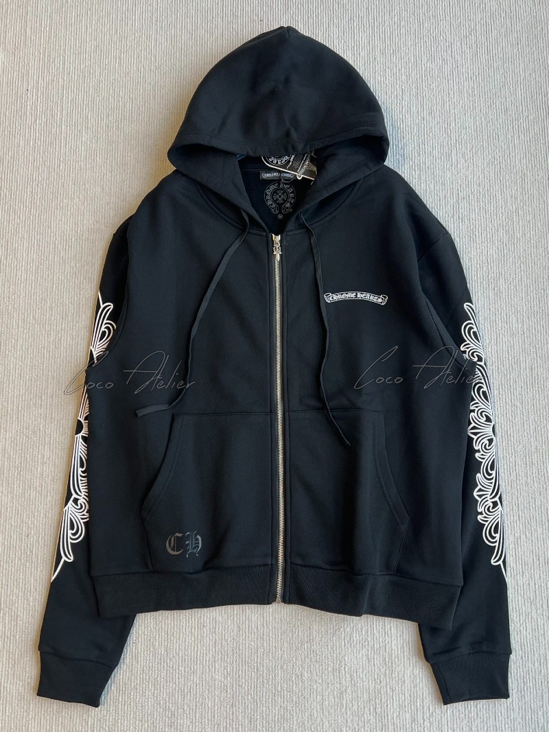Chrome Hearts 크롬하츠 팔 자수 레터링 후드 집업