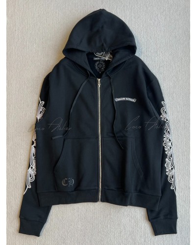 Chrome Hearts 크롬하츠 팔 자수 레터링 후드 집업