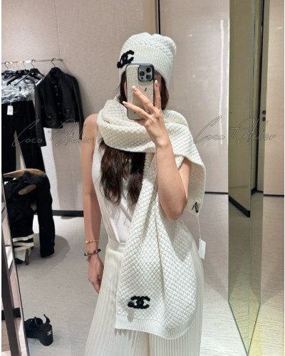 CHANEL 샤넬 제니 캐시미어 머플러