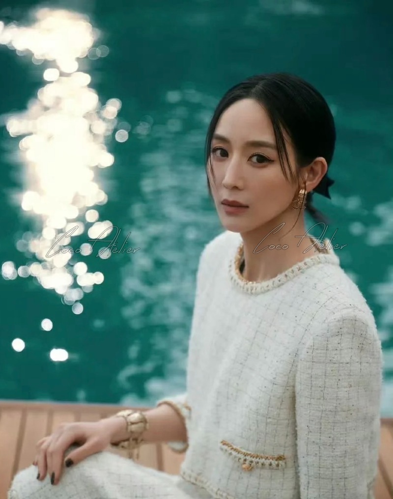 CHANEL 샤넬 트위드 크롭 자켓