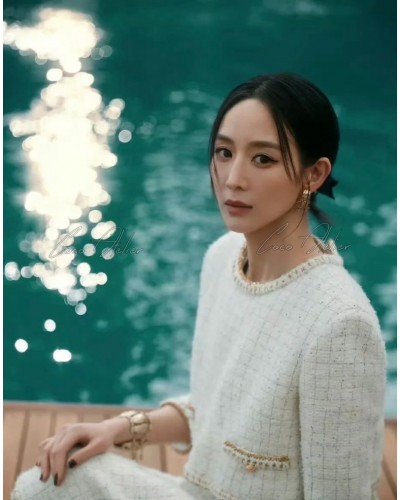 CHANEL 샤넬 트위드 크롭 자켓