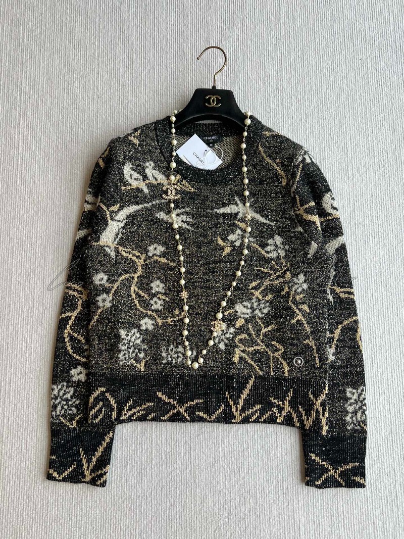 CHANEL 샤넬 25 울 모헤어 니트