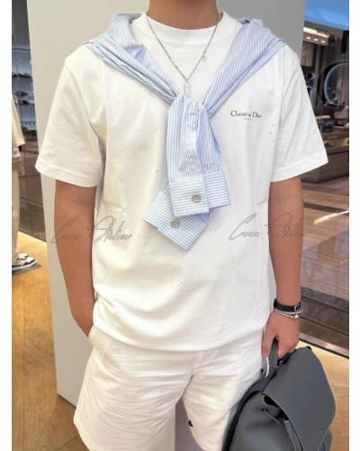 Dior 디올 로고 반팔 백 나염 티셔츠 (남녀공용) +2color