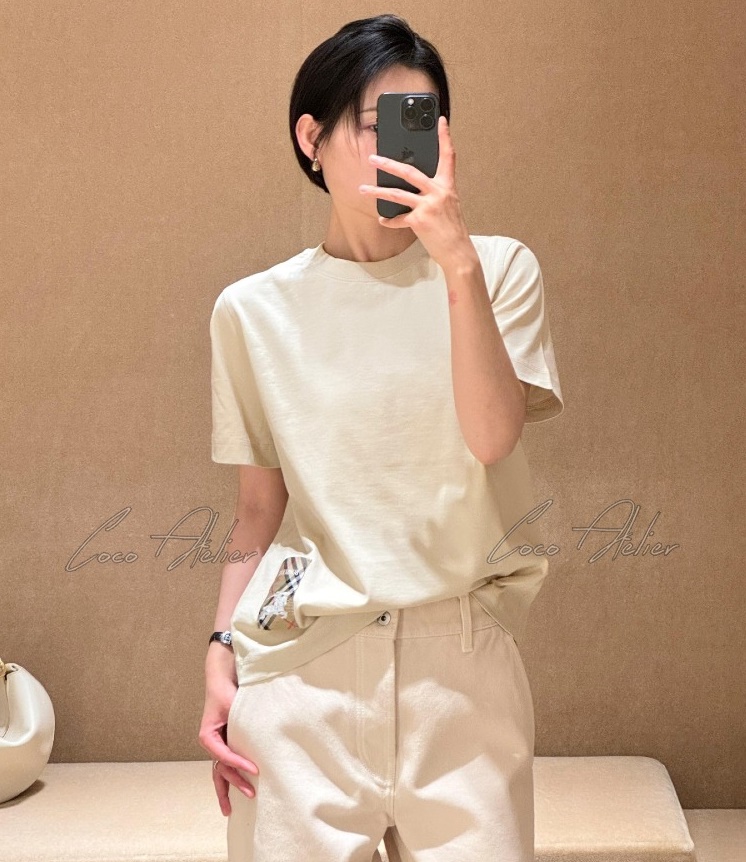 BBR 버버리 노바체크 포인트 티셔츠 (남녀공용) +2color