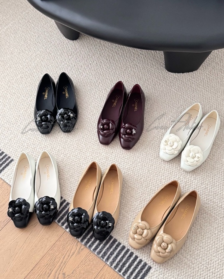 CHANEL 샤넬 까멜리아 플랫& 메리제인 샌들