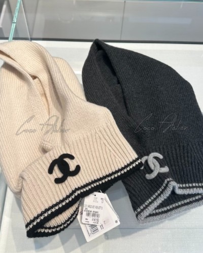 CHANEL 샤넬 CC 캐시미어 바라클라바