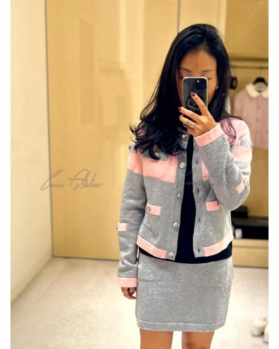 CHANEL 샤넬 캐시미어 가디건&스커트