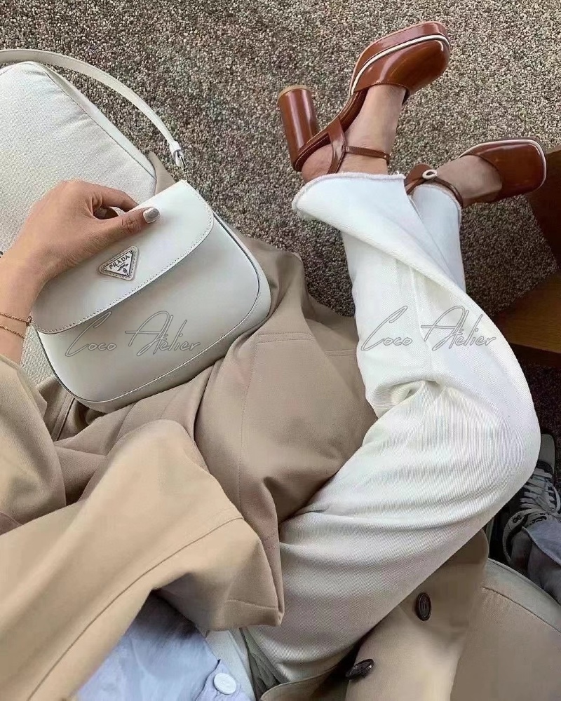 PRADA 프라다 클레오 브러시드 숄더백 1BD311
