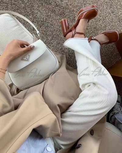 PRADA 프라다 클레오 브러시드 숄더백 1BD311