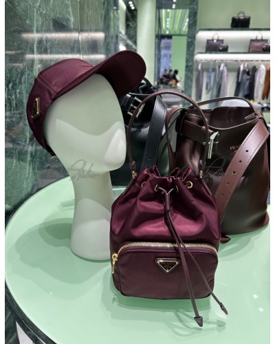 PRADA 프라다 리나일론 버킷백