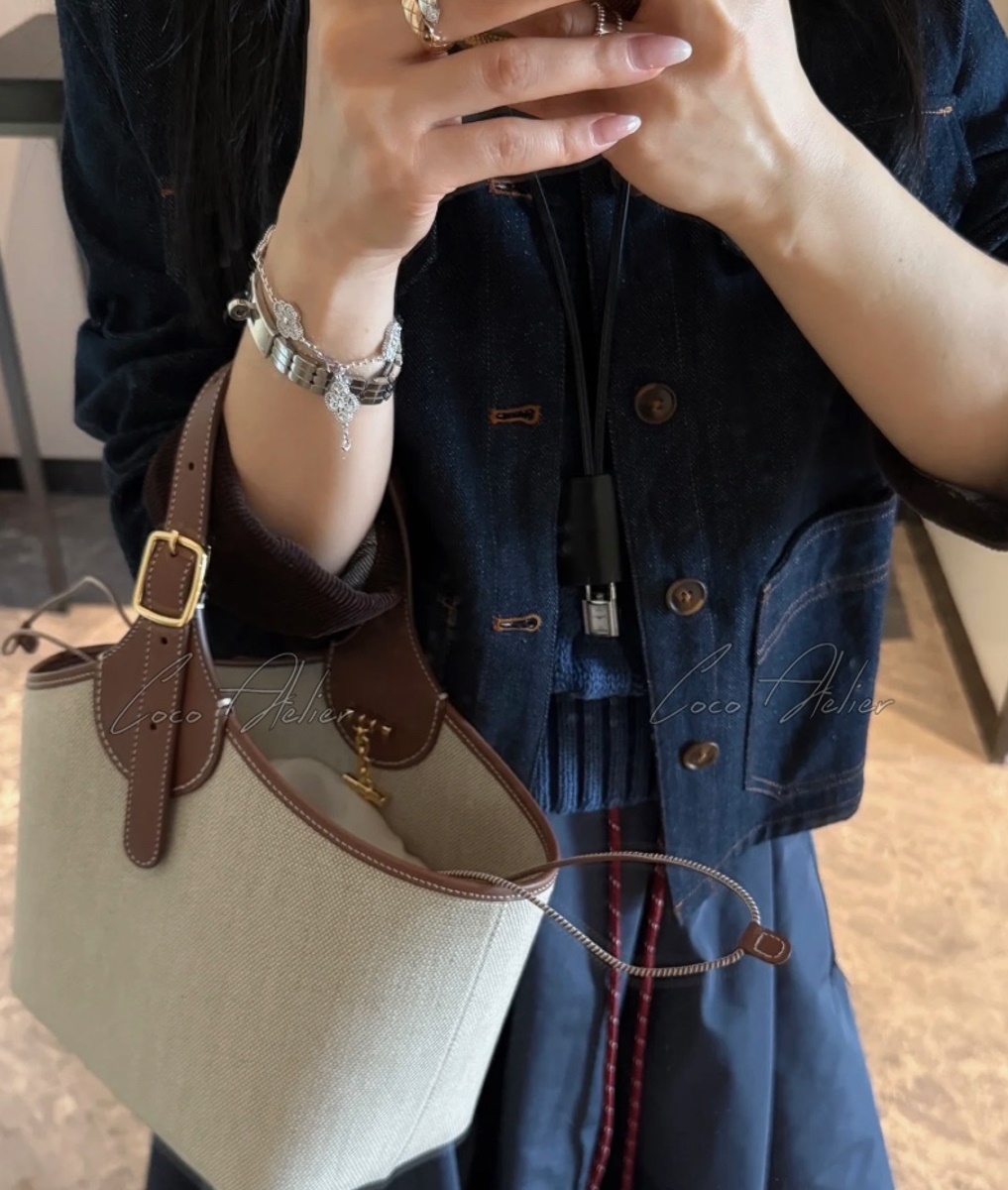 Loro Piana 로로피아나 보빈 버킷백