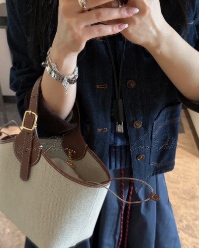 Loro Piana 로로피아나 보빈 버킷백
