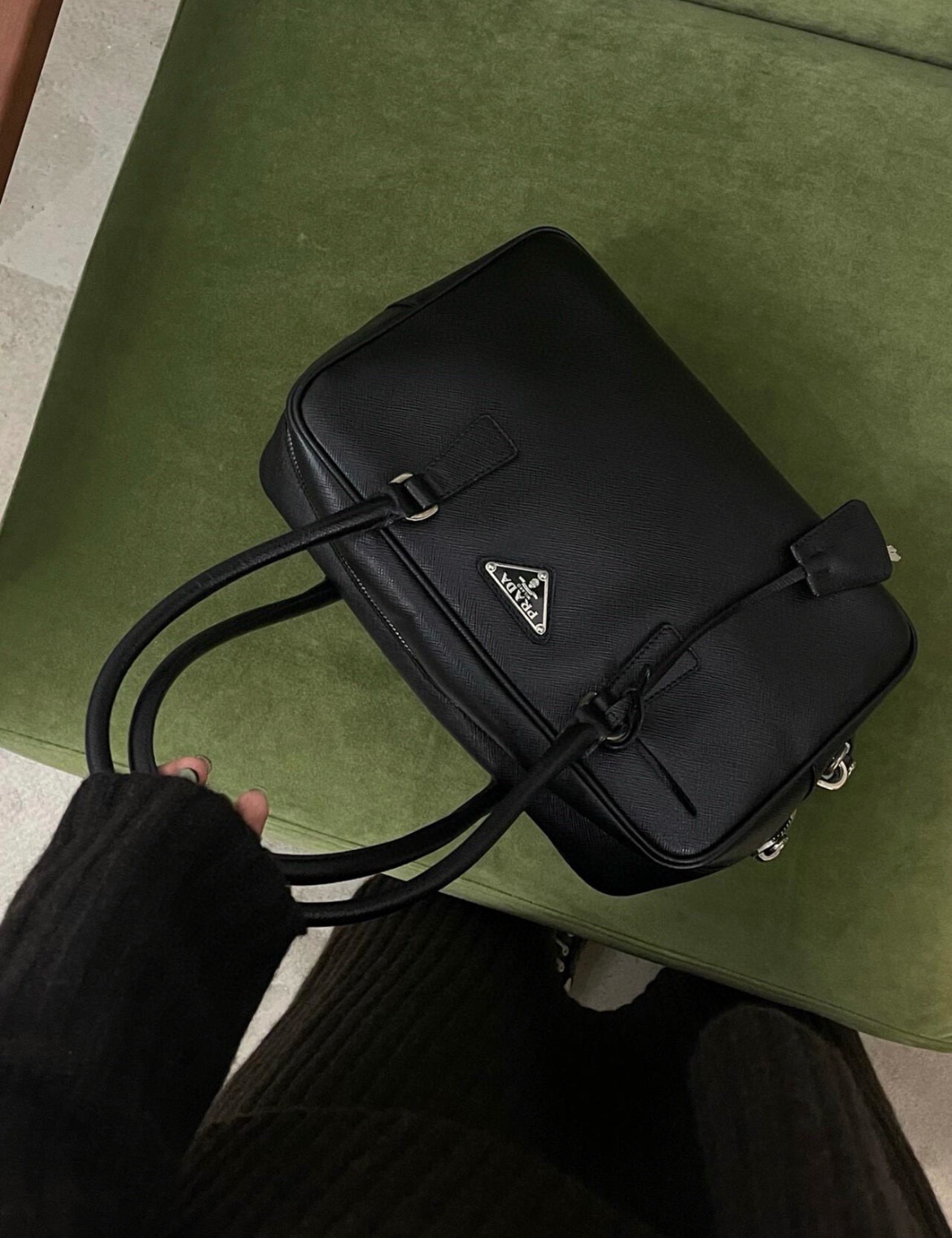 PRADA 프라다 사피아노 숄더백