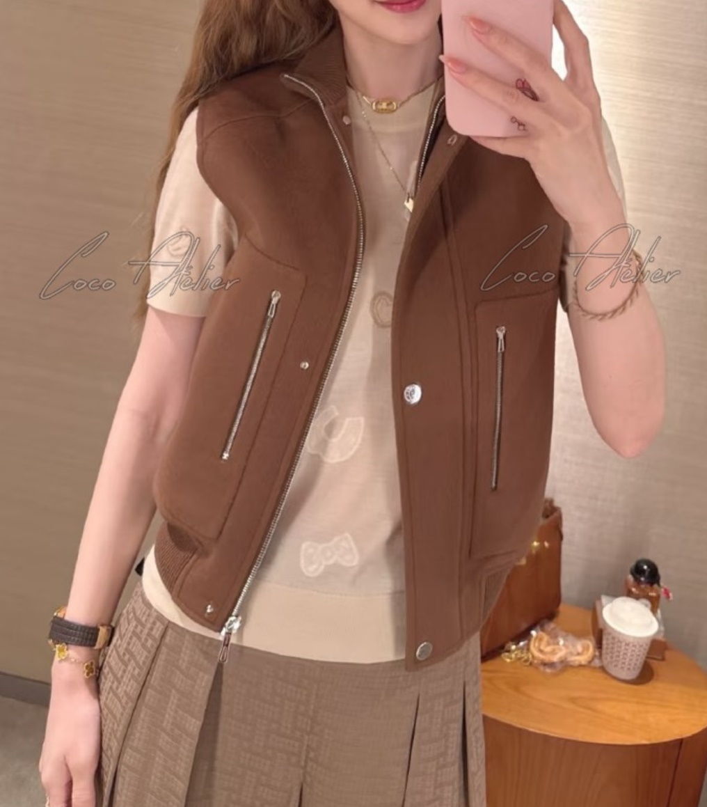 HERMES 에르메스 캐시미어 베스트