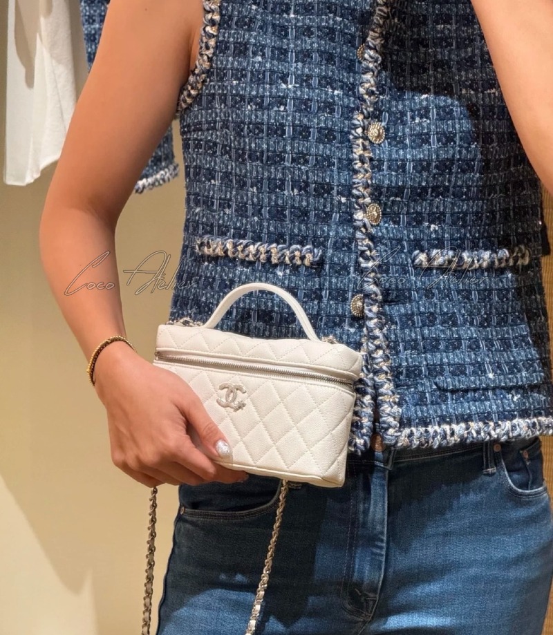 CHANEL 샤넬 트위드 베스트 자켓