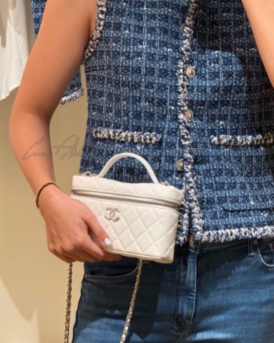 CHANEL 샤넬 트위드 베스트 자켓