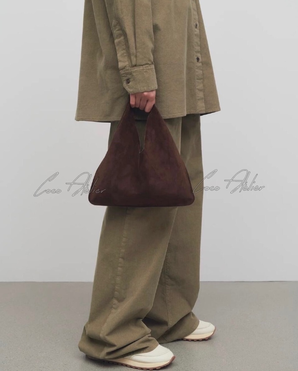 THE ROW 더로우 스웨이드 빈들백