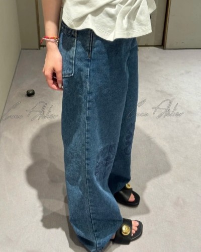 Loewe 로에베 애너그램 데님 팬츠
