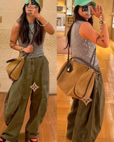Louis Vuitton 익스프레스 스웨이드 MM/GM