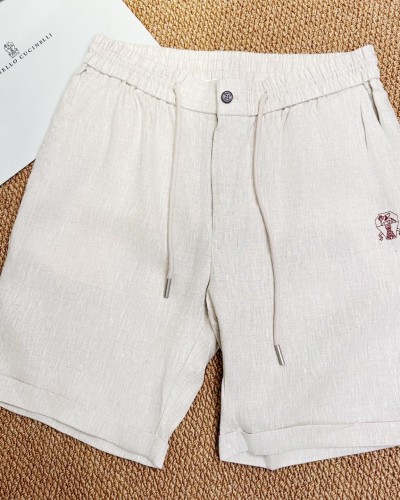 Brunello Cucinelli 브루넬로 쿠치넬리 린넨 숏 팬츠 +5color