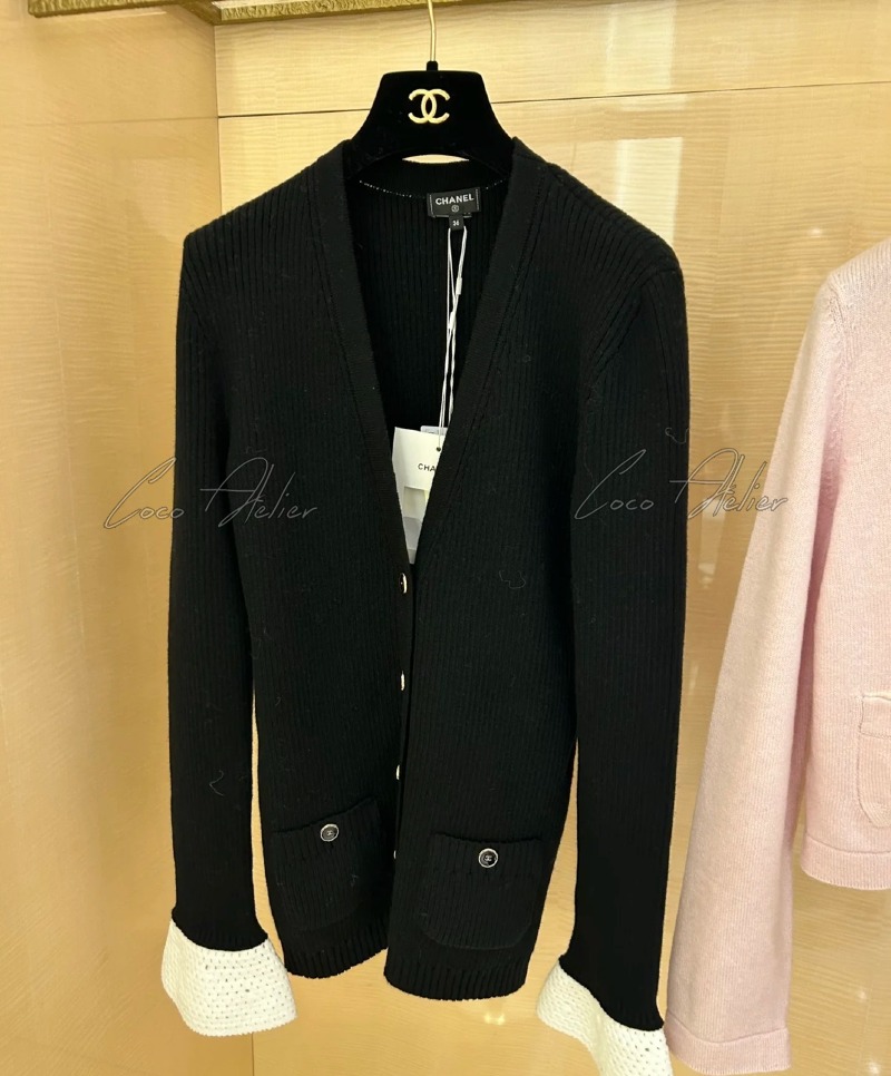 CHANEL 샤넬 프릴 가디건