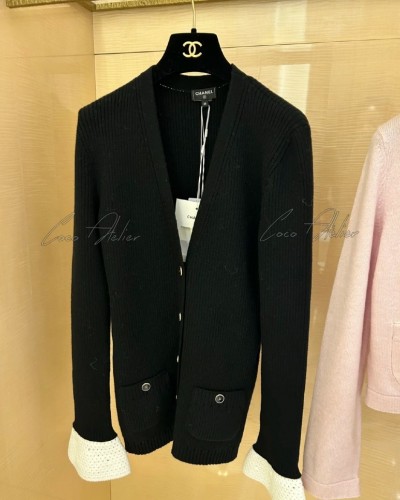 CHANEL 샤넬 프릴 가디건