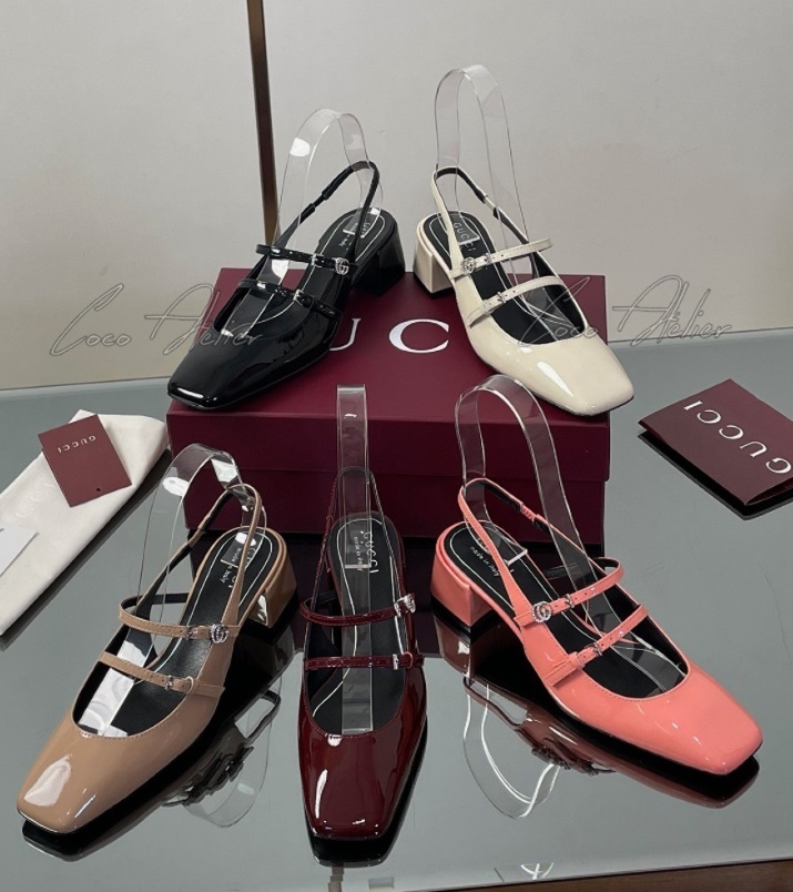 GUCCI 구찌 슬링백 펌프스